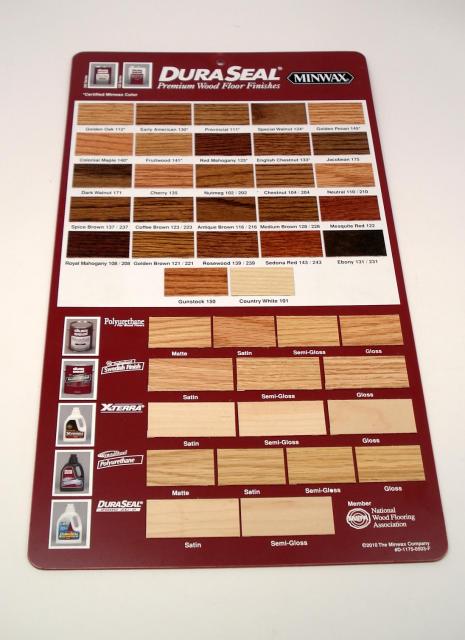 Duraseal Color Chart Pdf